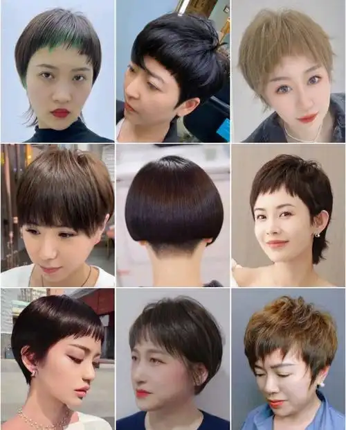 女士超短发 100 款合集,个性时尚美美哒,值得尝试|发型|复古|短卷发
