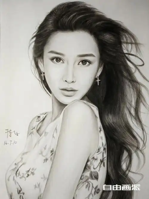 手绘angelababy