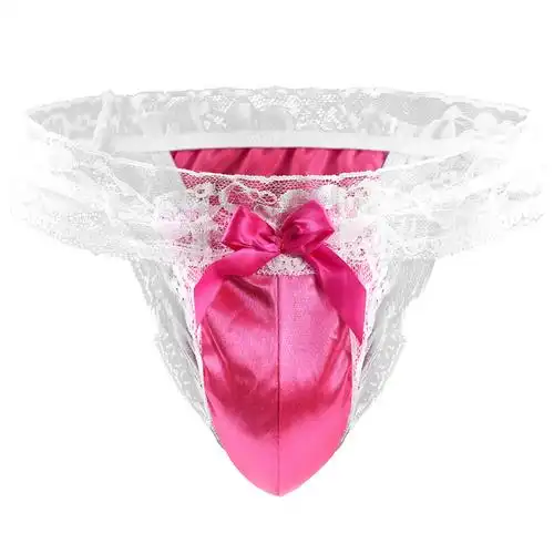 tzy1177男士男式内衣内裤批发 蕾丝低腰性感丁字裤蝴蝶结-阿里巴巴