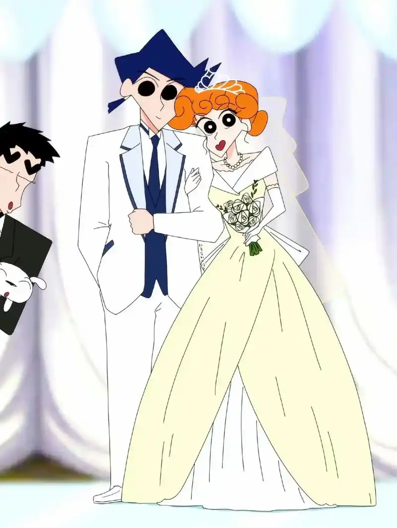 风间和小葵 #蜡笔小新 小葵和风间好搭🥹 - 抖音