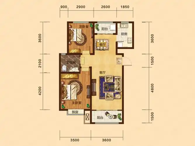 求高手帮忙两室改成小三室