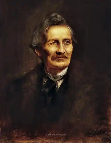 精彩的人物肖像德国著名画家弗朗茨冯伦巴赫