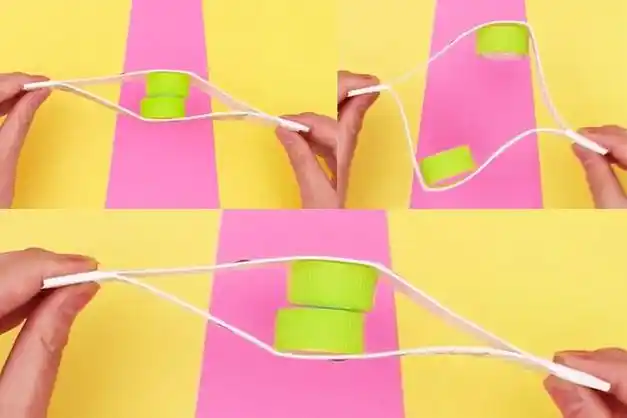 幼儿园手工制作能发出声音的小乐器用牛奶盒自制响板步骤图解