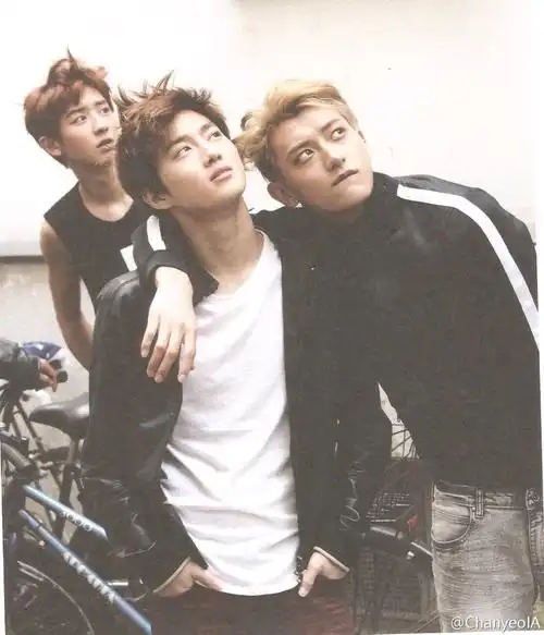 exo黄子韬tao金俊绵sohu朴灿烈明星美男