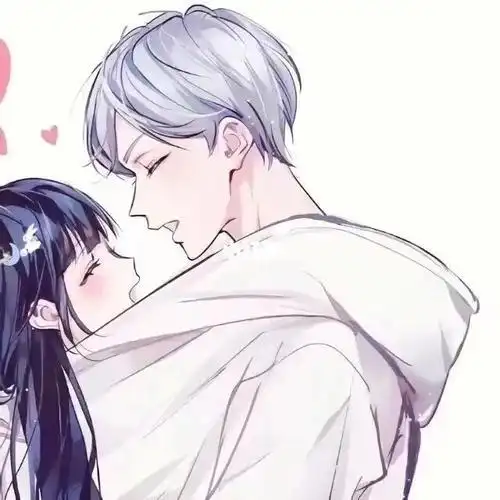 情侣头像分开一人一半霸气动漫 - 一男一女情侣头像!