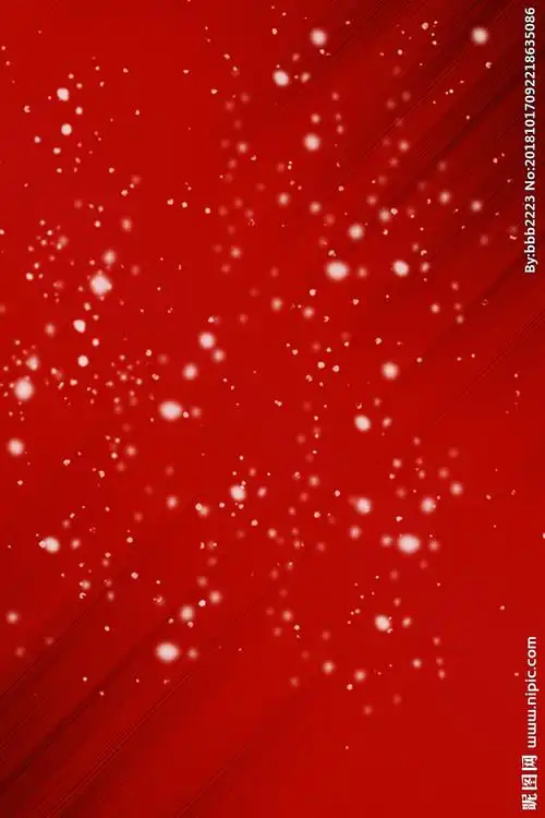 红色背景