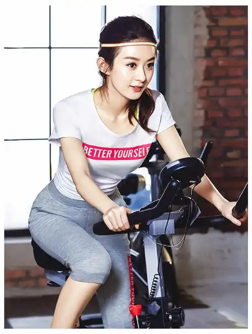 赵丽颖性感运动写真图片