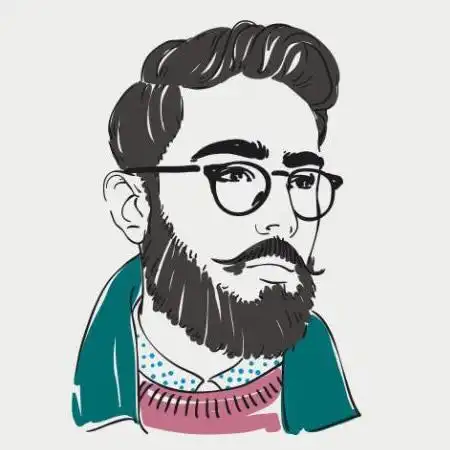 动漫胡子大叔头像图片