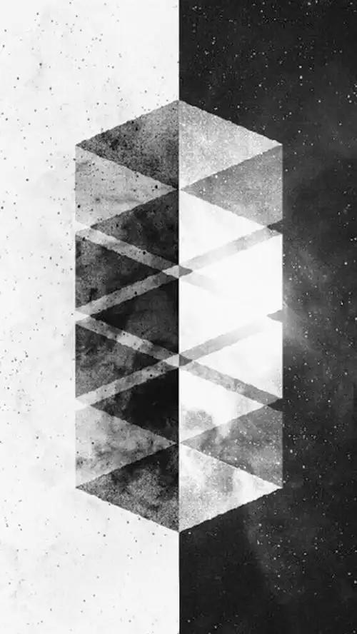 黑白简约海报h5背景