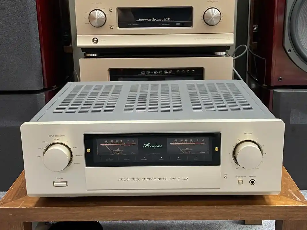 金嗓子 e-308 合并功放机.原装日本电压220伏 无修无 - 抖音