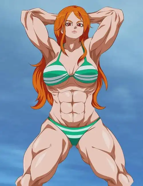 肌肉小姐姐,萌版卡通的别样魅力大片.【高清无水印】