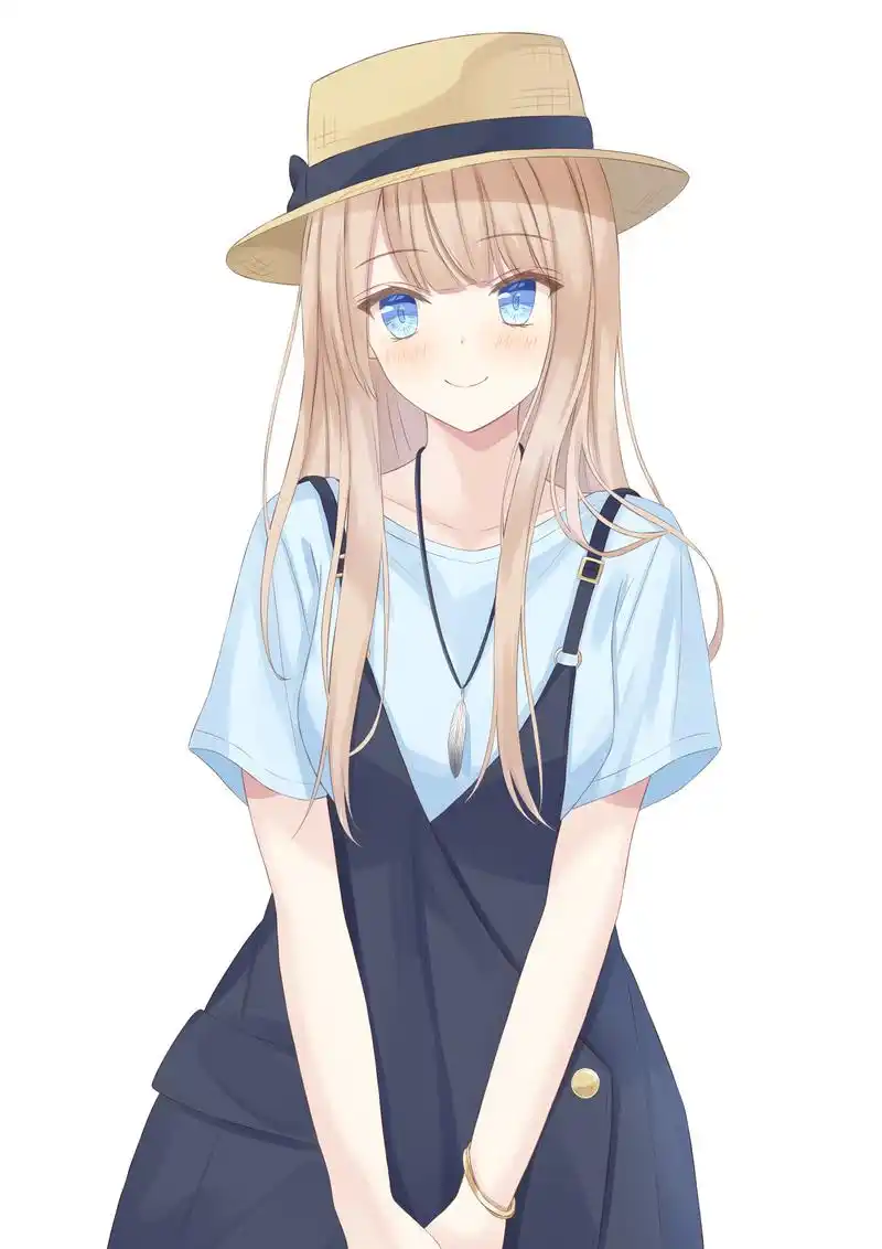 画师「千リ」作品欣赏:恬静可爱的水手服美少女人物插画