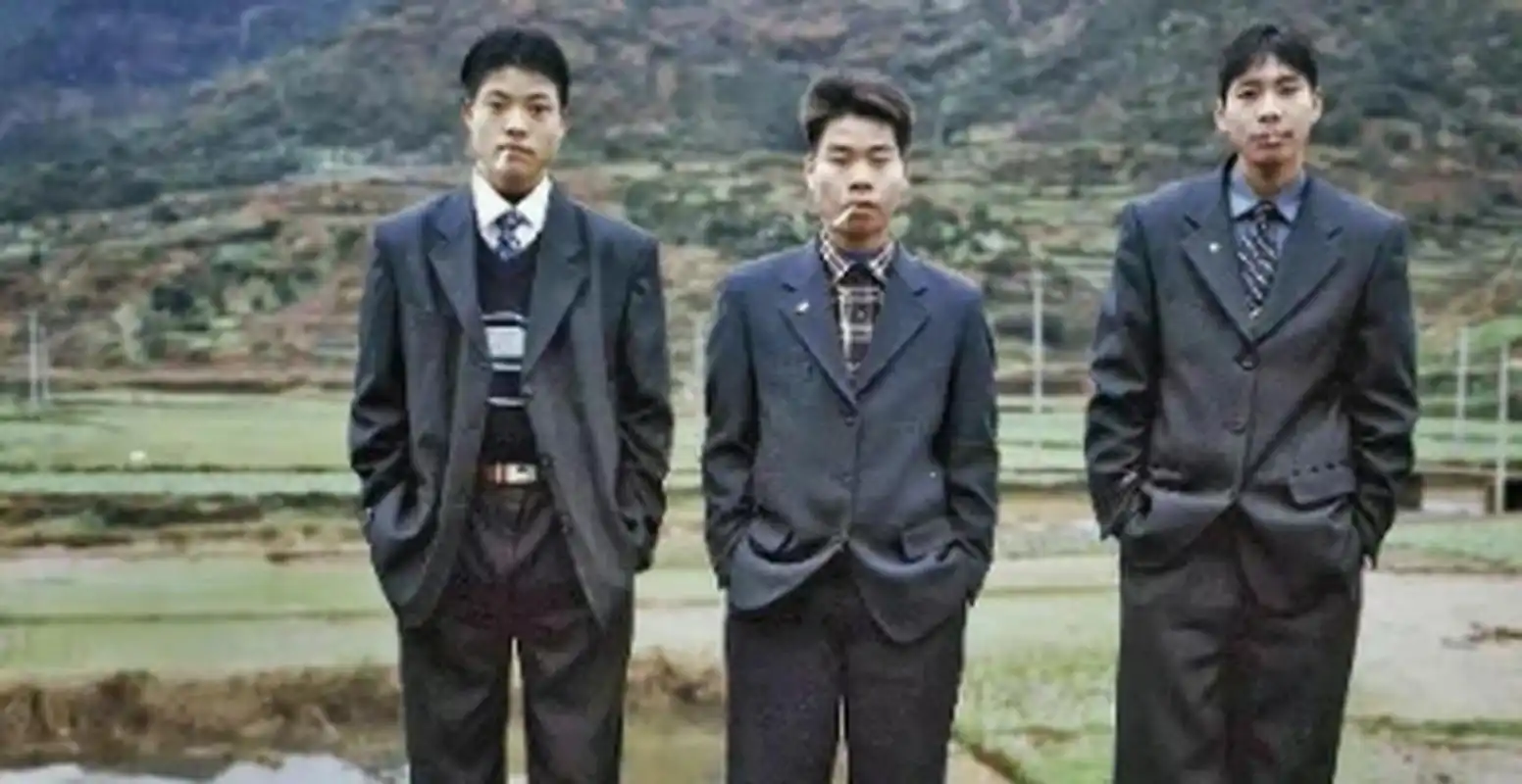 20世纪90年代,时髦的农村青年影像,有点帅[赞同]