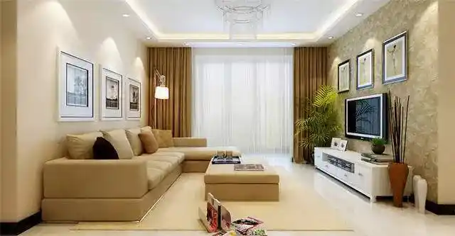 客厅什么窗帘颜色好这样的搭配简直美翻了