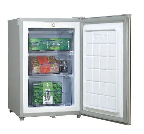 出口bd-60单门直流变频技术省电机械温控全冷冻抽屉电冰箱