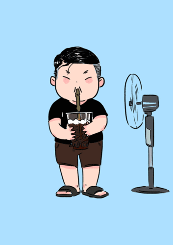 夏天动态情景 人物练习