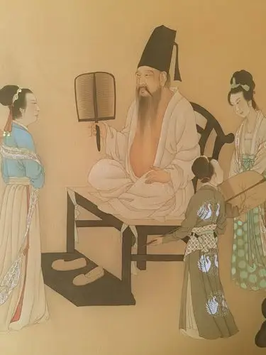 郭风涛宋画临摹工笔画群