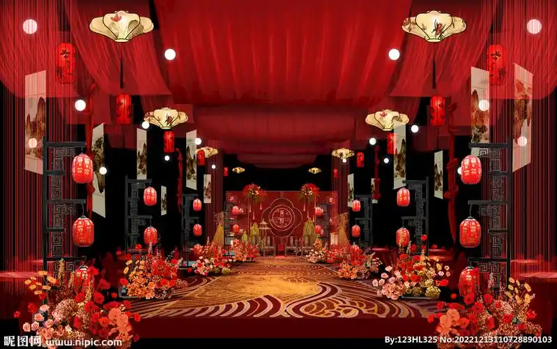 中式婚礼设计图__舞美设计_环境设计_设计图库_昵图网nipic.com