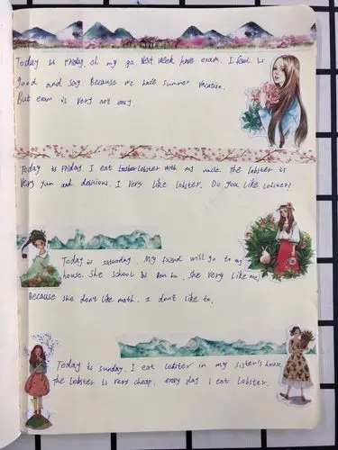 501第17周英文手帐