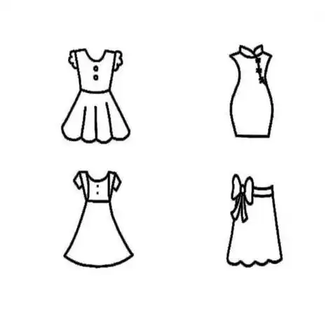 裙子怎么画简单又好看