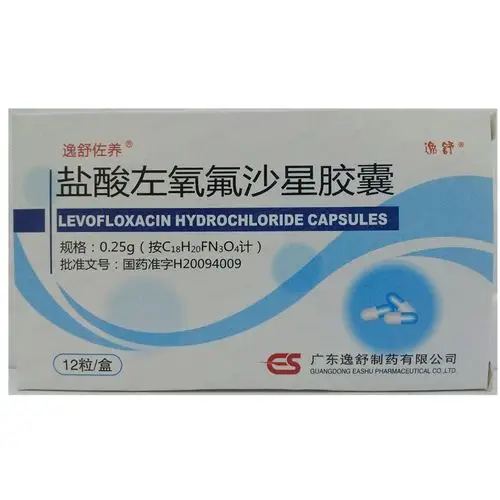 广东逸舒 盐酸左氧氟沙星胶囊