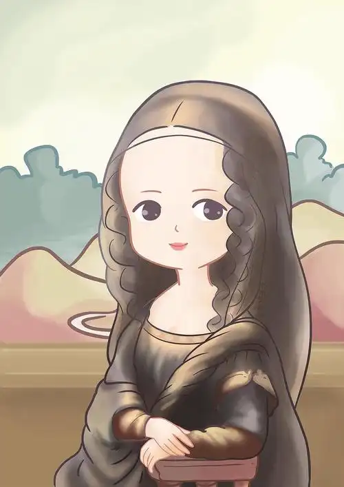 世界名画q版人物系列