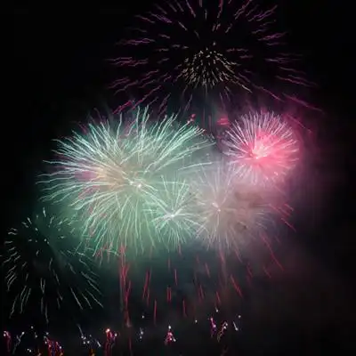 烟花头像唯美图片 超火好看烟花的微信头像_微信头像_头像屋