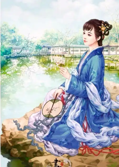 古装手绘美女,古装插画;古风美女 - 堆糖,美图壁纸兴趣社区