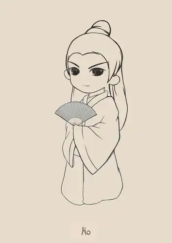 古代人物简笔画小萌