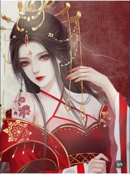 古风美女漫画素材古风美人图片素材