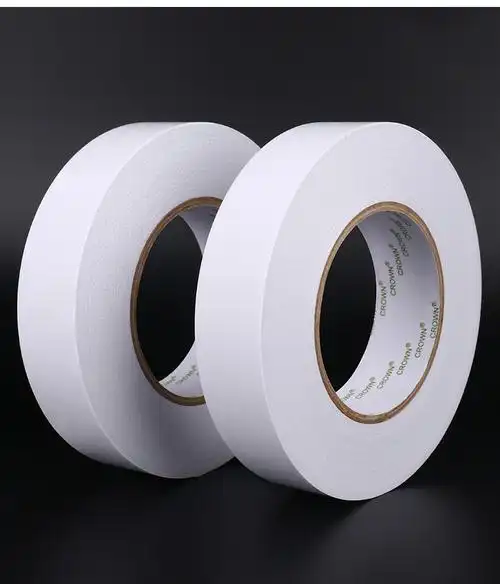 带强力火高粘度电工两面胶布绝缘耐高温乳白色电池变压器马达线圈汽车