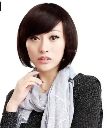 女生斜刘海发型图片大全(2)