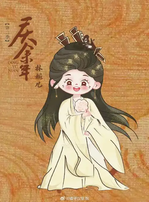 李沁超话lq#庆余年#lq#庆余年2#lq#李沁林婉儿#手绘q版角色|庆余年x林