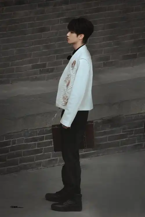 严浩翔极挑白西装造型路透##严浩翔白西装造型路透##严浩翔极限挑战9