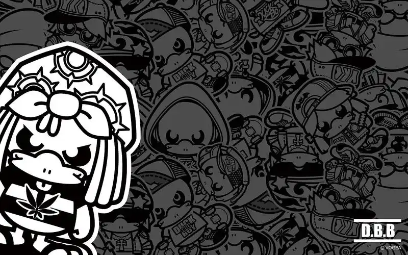 鸭嘴兽男孩之潮流嘻哈系列壁纸