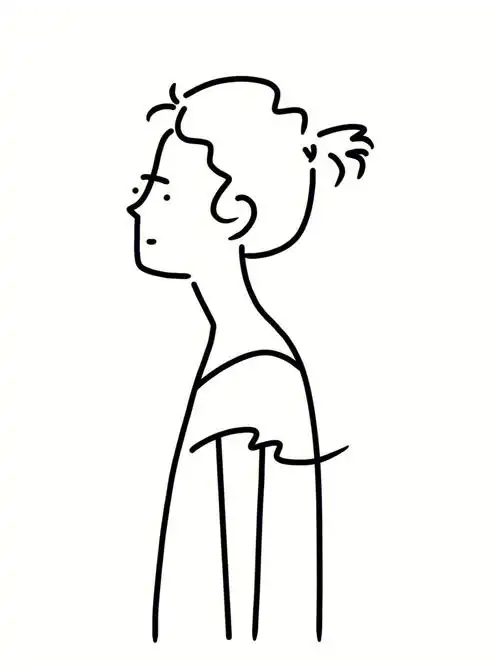 ins风极简手绘简笔插画教程含步骤no154