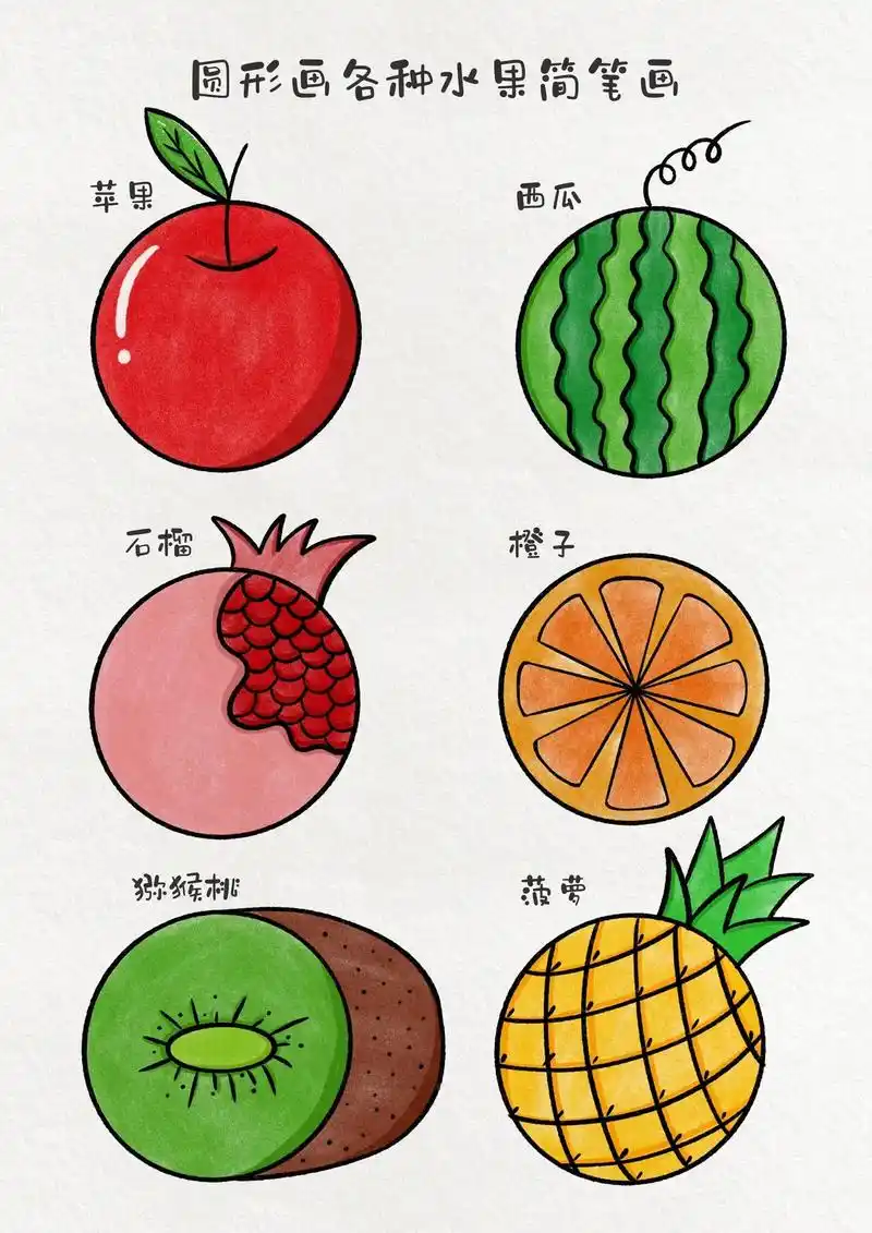 水果简笔画