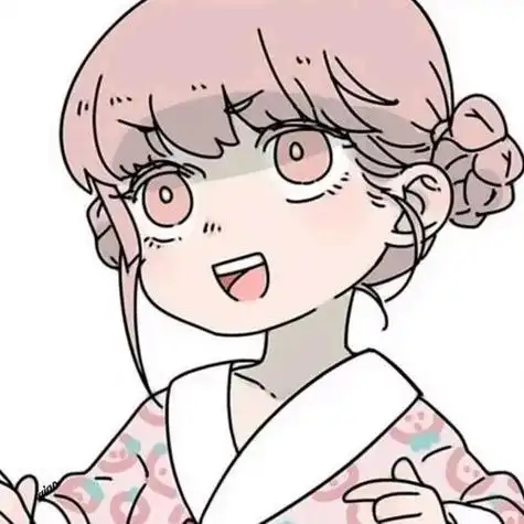 呆萌可爱的卡通动漫女生头像图片