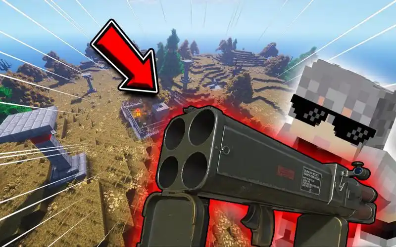 m202四联火箭筒!惊变100天!第十六期_我的世界_实况解说