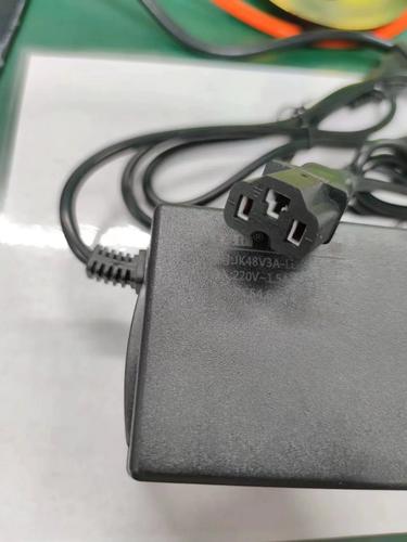 江珂电动车锂电池密封静音48v多样式插头充电器卡侬头莲花头dc头