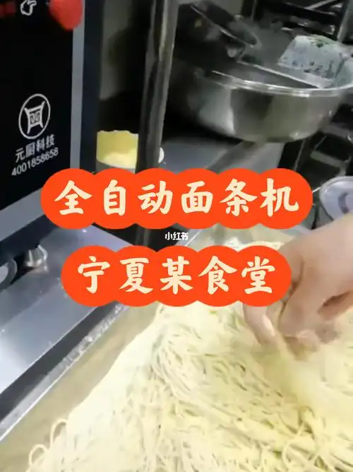 全自动智能面条机食堂实拍