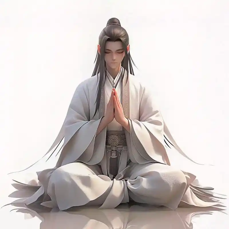 双手合十头像动漫古风男 - 抖音