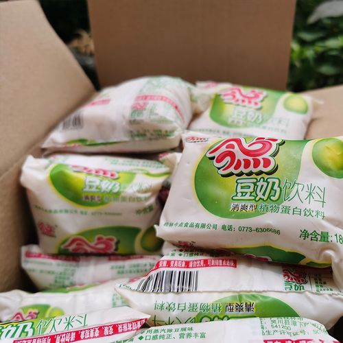 豆奶今点180ml袋装泡沫箱装饮料整箱儿时回忆植物蛋白饮料