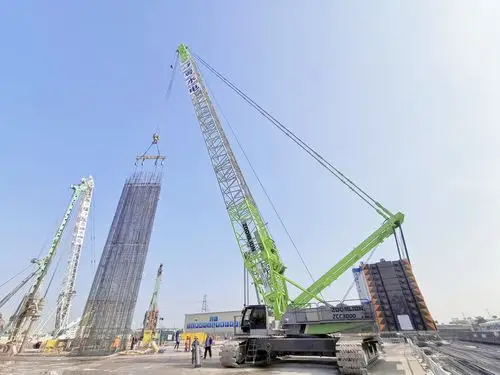 粤港澳大湾区丨中联重科zcc3000履带吊高效助建珠三角水资源配置工程