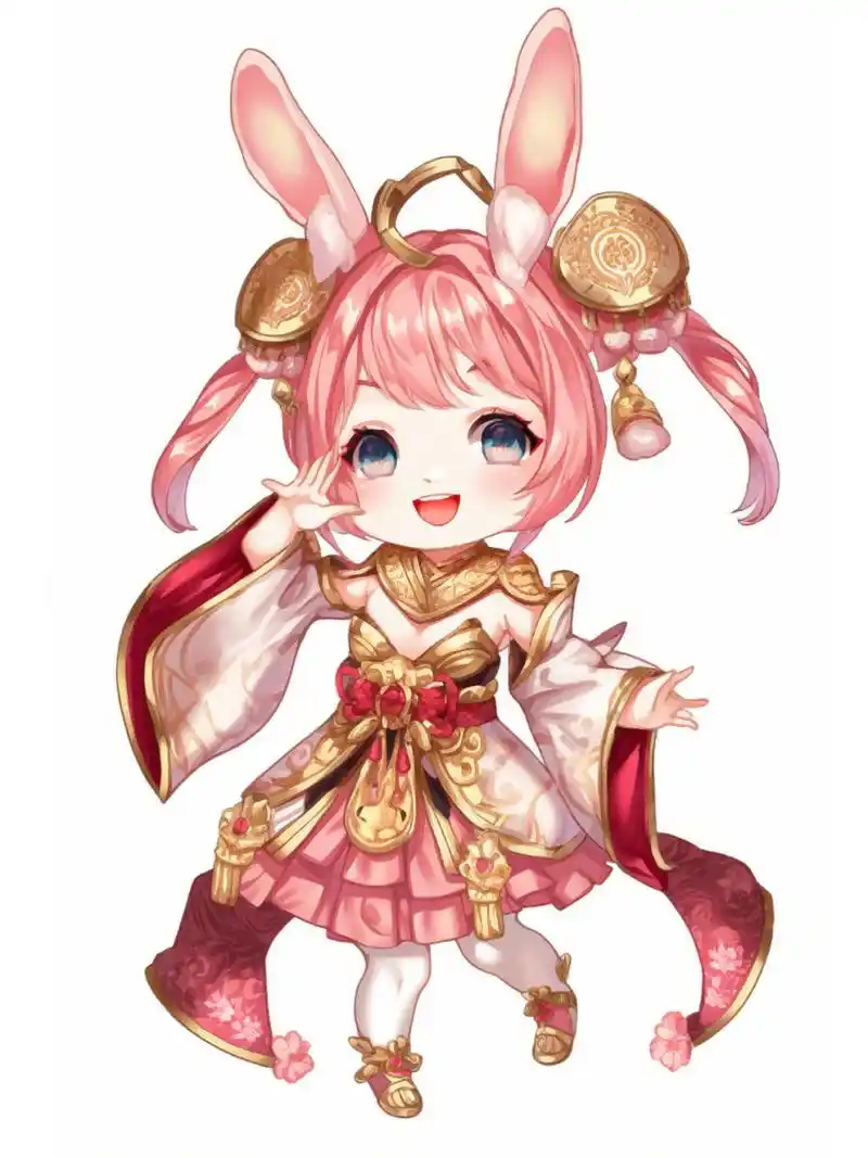 q版二次元兔子拟人