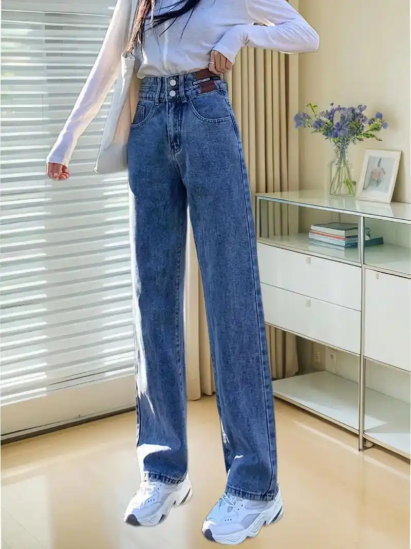 我的牛仔裤太好看啦!今年真的很流行百搭风 - 抖音