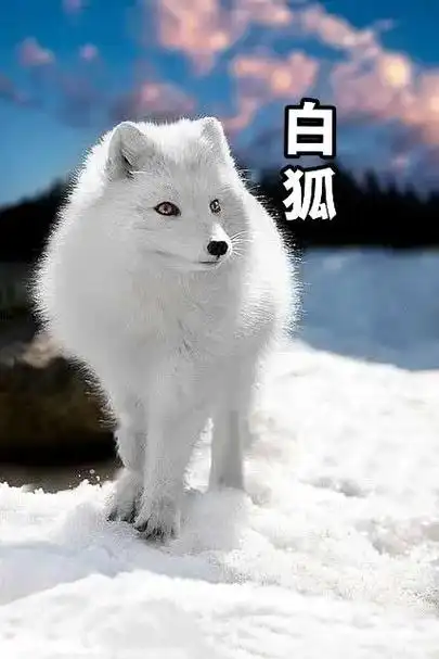 白狐狸 #动物都有灵性  - 抖音