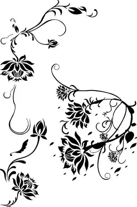 搜图案网儿童花瓶简笔画 图案小兔子简笔画 简单好画的装饰图案 手