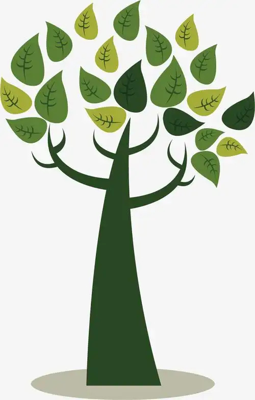 卡通树矢量图下载素材免费下载_觅元素