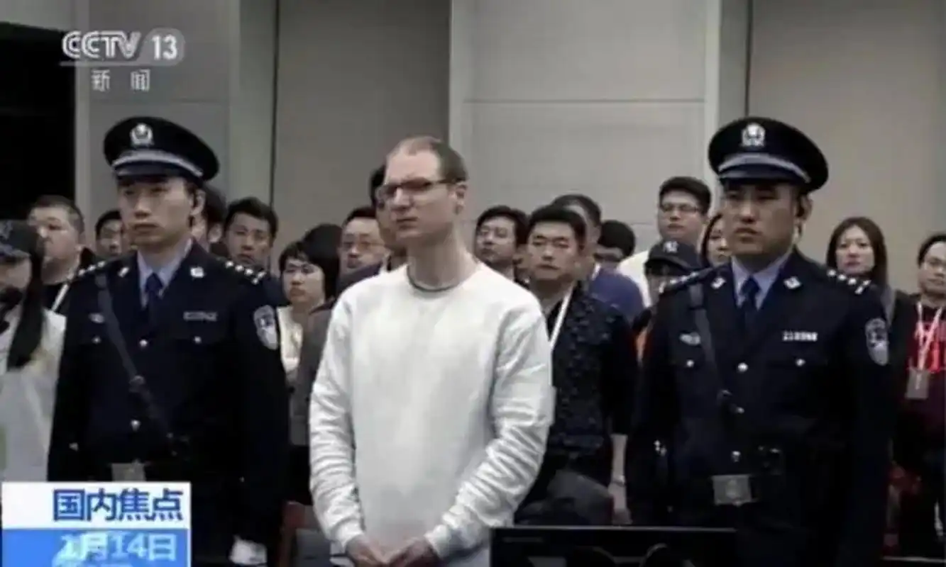 昨天,中国法院宣判加拿大毒贩死刑.